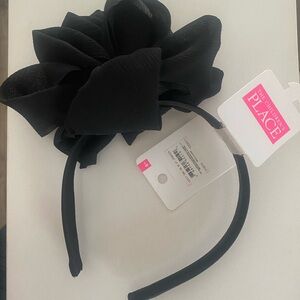 The Children's Place Black Headband with Floral Accent